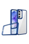 Galaxy A25 Kılıf NVTH Flora Kapak - Mavi