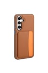 Galaxy A36 Kılıf Kartlıklı NVTH X-Kart Silikon Kapak - Turuncu