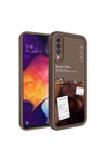 Galaxy A50 Kılıf Kamera Korumalı Baskılı Arka Yüzey NVTH Klas Kapak - Siyah