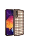 Galaxy A50 Kılıf Kamera Korumalı Baskılı Arka Yüzey NVTH Klas Kapak - Koyu Kahve