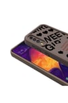 Galaxy A50 Kılıf Kamera Korumalı Baskılı Arka Yüzey NVTH Klas Kapak - Koyu Kahve