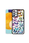 Galaxy A52 Kılıf NVTH M-Fit Desenli Kapak - Butterfly No3