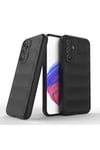 Galaxy A54 Kılıf Esnek TPU Oyuklu Arka Yüzey Tasarımlı NVTH Etnik Silikon Kapak - Kırmızı