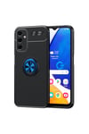 Galaxy A54 Kılıf NVTH Ravel Silikon Kapak - Siyah-Mavi