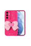 Galaxy A55 Kılıf Kamera Korumalı Figür Tasarımlı NVTH Kapya Kapak - Pembe Koyu