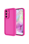 Galaxy A55 Kılıf Kamera Korumalı NVTH Ananas Kapak - Pembe Koyu