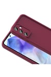 Galaxy A56 Kılıf Kamera Korumalı NVTH Ananas Kapak - Mürdüm