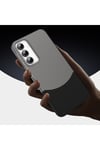 Galaxy A56 Kılıf Mıknatıslı NVTH Duble Kapak - Gri