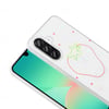 Galaxy A56 Kılıf Şeffaf Figürlü NVTH Folk Sert Kapak - Papatya