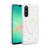 Galaxy A56 Kılıf Şeffaf Figürlü NVTH Folk Sert Kapak - Papatya