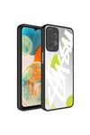 Galaxy A72 Kılıf Aynalı Desenli Kamera Korumalı Parlak NVTH Mirror Kapak - Yazı