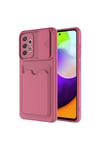 Galaxy A72 Kılıf NVTH Kartix Kapak - Koyu Mor