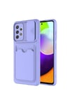 Galaxy A72 Kılıf NVTH Kartix Kapak - Lila