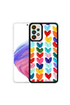 Galaxy A73 Kılıf NVTH M-Fit Desenli Kapak - Heart No6