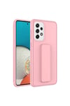 Galaxy A73 Kılıf NVTH Qstand Kapak - Siyah
