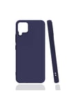 Galaxy M22 Kılıf NVTH Biye Silikon - Lacivert