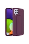 Galaxy M22 Kılıf NVTH Qstand Kapak - Pembe