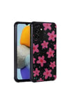 Galaxy M23 Kılıf Simli Desenli Kamera Korumalı Parlak NVTH Popy Kapak - Çiçek
