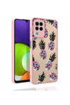 Galaxy M32 Kılıf Desenli Kamera Korumalı Parlak NVTH Nora Kapak - NO1