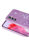 Galaxy M34 5G Kılıf Kabartma Figürlü Parlak NVTH Toys Silikon Kapak - Pembe
