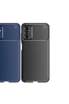 Galaxy M52 Kılıf NVTH Negro Silikon Kapak - Lacivert