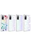 Galaxy S20 FE Uyumlu NVTH M-Blue Desenli Kılıf-Cow No2