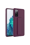 Galaxy S20 FE Uyumlu NVTH Qstand Kılıf-Mürdüm