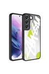 Galaxy S21 FE Uyumlu Aynalı Desenli Kamera Korumalı Parlak NVTH Mirror Kılıf-Yazı