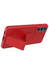 Galaxy S21 FE Uyumlu NVTH Qstand Kılıf-Kırmızı