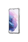 Galaxy S21 Plus Uyumlu NVTH Standlı Süper Silikon Kılıf-Renksiz