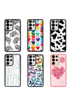 Galaxy S22 Ultra Uyumlu NVTH M-Fit Desenli Kılıf-Butterfly No3