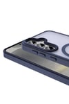 Galaxy S23 FE Kılıf Magsafe Şarj Özellikli Mat Arka Yüzey NVTH Sio Kapak-Koyu Yeşil