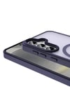 Galaxy S23 FE Kılıf Magsafe Şarj Özellikli Mat Arka Yüzey NVTH Sio Kapak-Lacivert