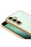 Galaxy S23 FE Uyumlu Kamera Korumalı Logo Gösteren NVTH Omega Kılıf-Siyah