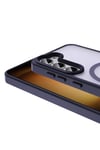 Galaxy S23 Kılıf Magsafe Şarj Özellikli Mat Arka Yüzey NVTH Sio Kapak-Gri