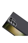 Galaxy S23 Ultra Kılıf M-safe Şarj Özellikli Karbon Fiber Görünümlü NVTH Gros Kapak - Lacivert