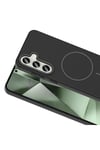 Galaxy S24 FE Kılıf Magsafe Şarj Özellikli NVTH Ruby Silikon Kapak - Mürdüm
