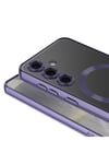 Galaxy S24 Kılıf Kamera Korumalı Magsafe Wireless Şarj Özellikli NVTH Demre Kapak - Sierra Mavi