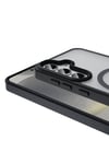Galaxy S24 Kılıf Magsafe Şarj Özellikli Mat Arka Yüzey NVTH Sio Kapak-Siyah