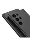 Galaxy S24 Ultra Kılıf Kamera Korumalı Suni Deri Tasarım NVTH Droga Standlı Kartlıklı Kapaklı Kılıf-