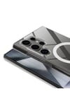 Galaxy S24 Ultra Kılıf Kamera Korumalı Magsafe Sert PC NVTH Porto Kapak-Renksiz