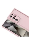 Galaxy S24 Ultra Kılıf Kamera Korumalı NVTH Ananas Kapak - Pembe