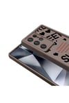 Galaxy S24 Ultra Kılıf Kamera Korumalı Baskılı Arka Yüzey NVTH Klas Kapak - Siyah