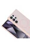 Galaxy S24 Ultra Kılıf M-safe Şarj Özellikli NVTH Babet Kapak - Gri