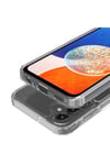 Galaxy S25 Plus Kılıf Magsafe Şarj Özellikli Şeffaf Sert PC NVTH Embos Kapak - Şeffaf