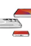 Galaxy S25 Ultra Kılıf NVTH Magsafe Şarj Özellikli T-Max Magsafe Kapak - Şeffaf