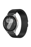 Galaxy Watch 3 45mm NVTH KRD-25 Metal Hasır Kordon - Siyah