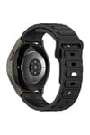 Galaxy Watch 46mm NVTH KRD-132 22mm Silikon Kordon Strap Kayış - Siyah