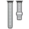 Galaxy Watch 46mm NVTH KRD-135 22mm Silikon Kordon Strap Kayış - Açık Mavi-Gri