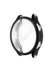 Galaxy Watch 5 44mm Silikon TPU Kasa ve Ekran Koruyucu NVTH Watch Gard 15 - Siyah